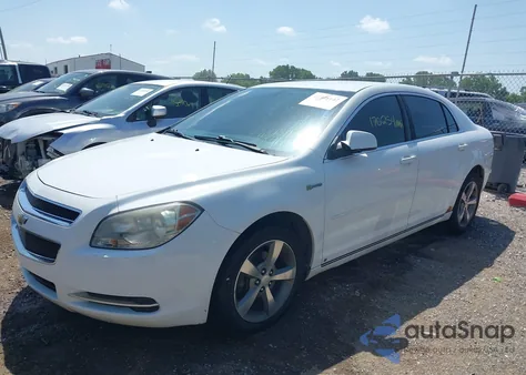 2009 Chevrolet Malibu Hybrid from USA, damaged, VIN 1G1ZF57589F138103